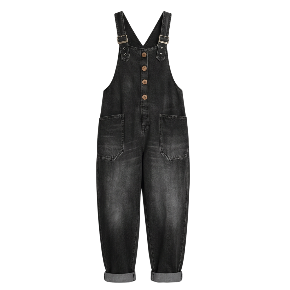 Relaxed Overalls with Pockets — View 14 | Clova