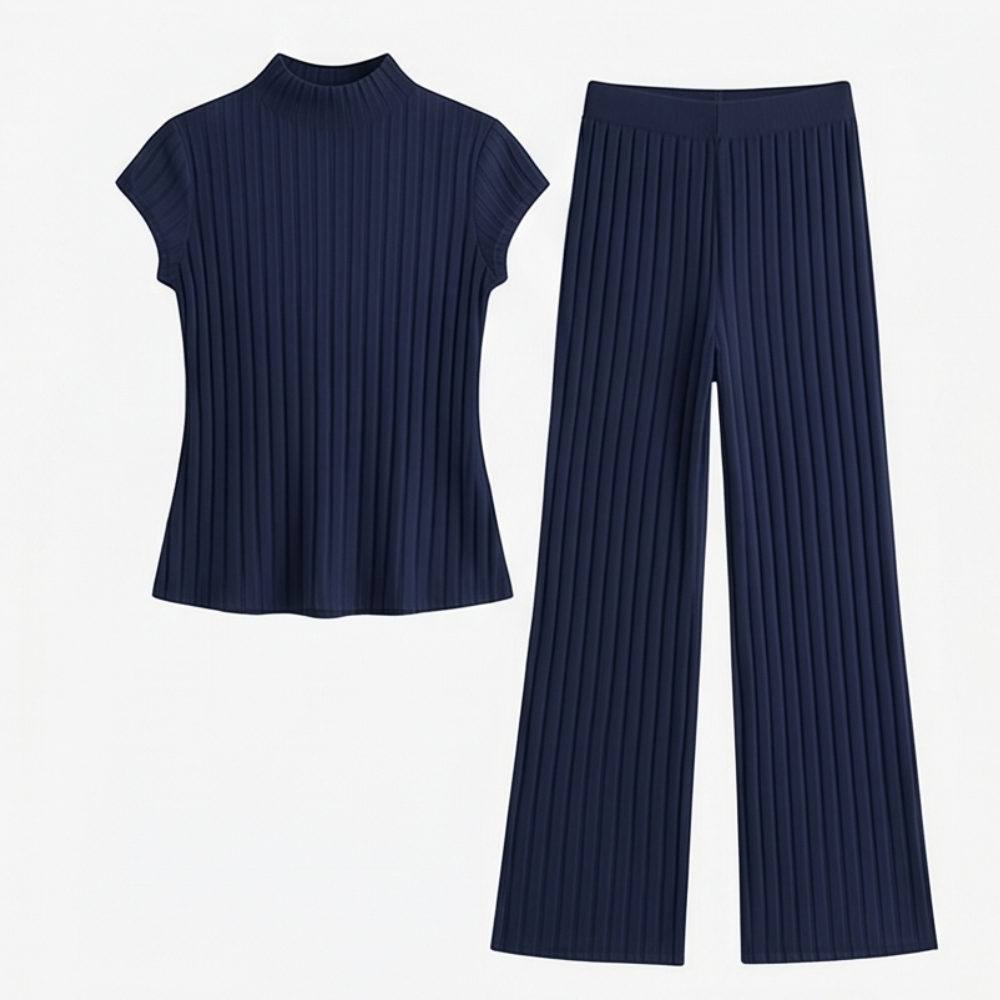 Ribbed Knit Two-Piece Set — View 18 | Clova