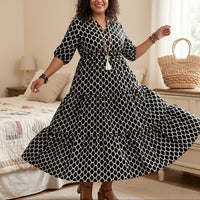Boho Maxi Dress with Pockets
