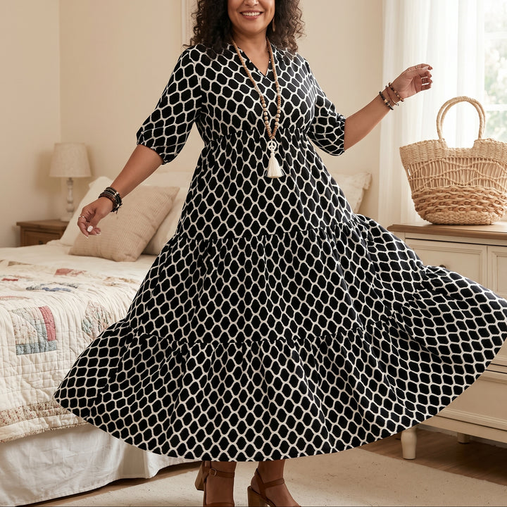 Boho Maxi Dress with Pockets