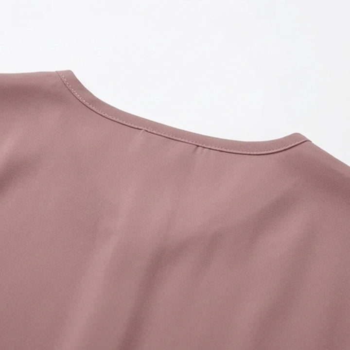 Twist-Knot V-Neck Top for Effortless Everyday Style
