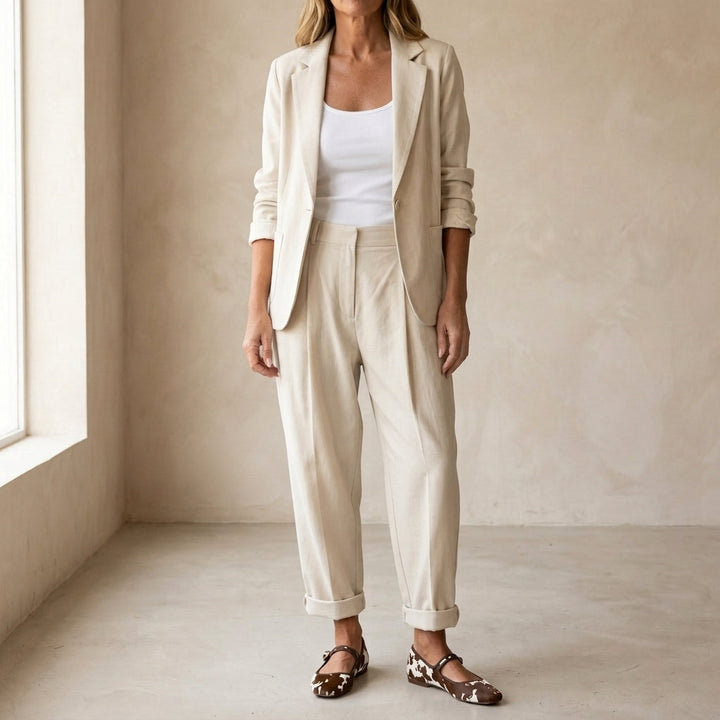 Relaxed Blazer and Trouser Set