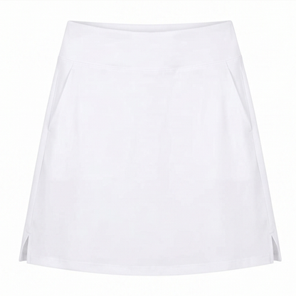 Knee-Length Skort with Built-In Shorts — View 17 | Clova