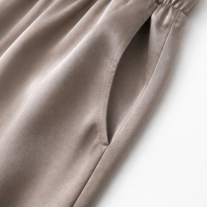 Nadine Two-Piece Set with Wide-Leg Trousers — View 9 | Clova