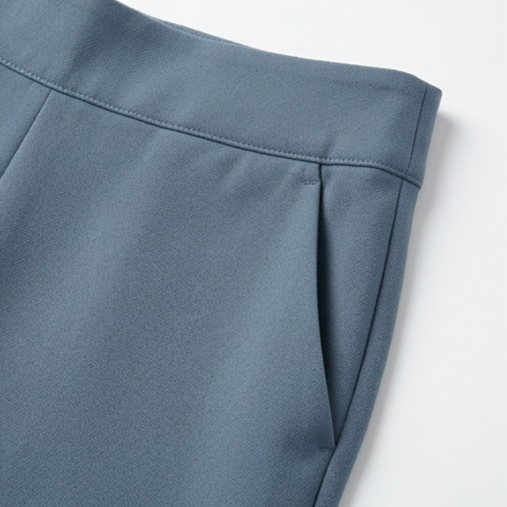 Wrap-Front Wide-Leg Pants — View 11 | Clova