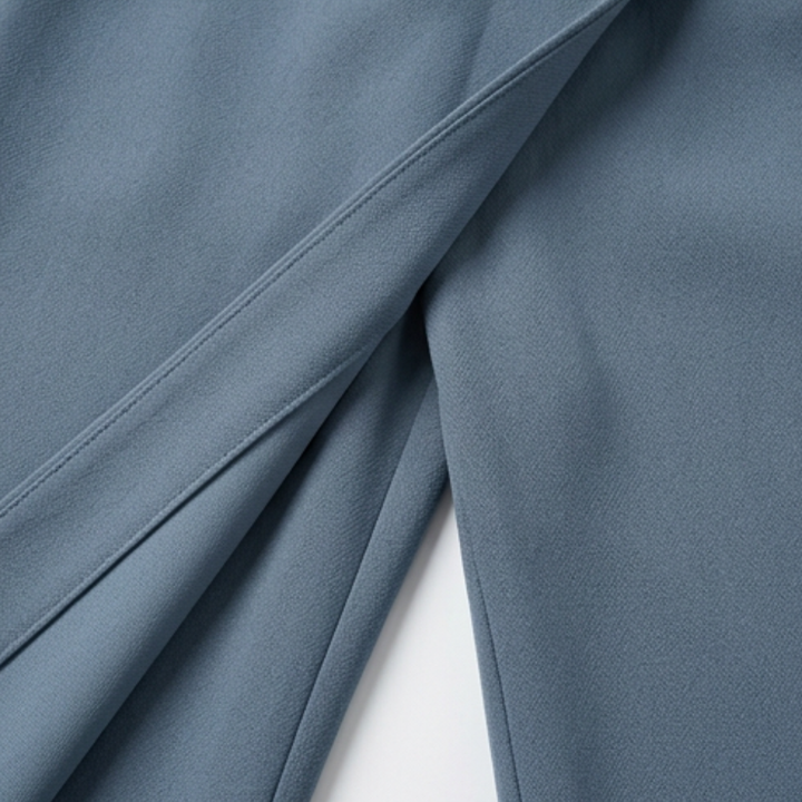 Wrap-Front Wide-Leg Pants — View 13 | Clova