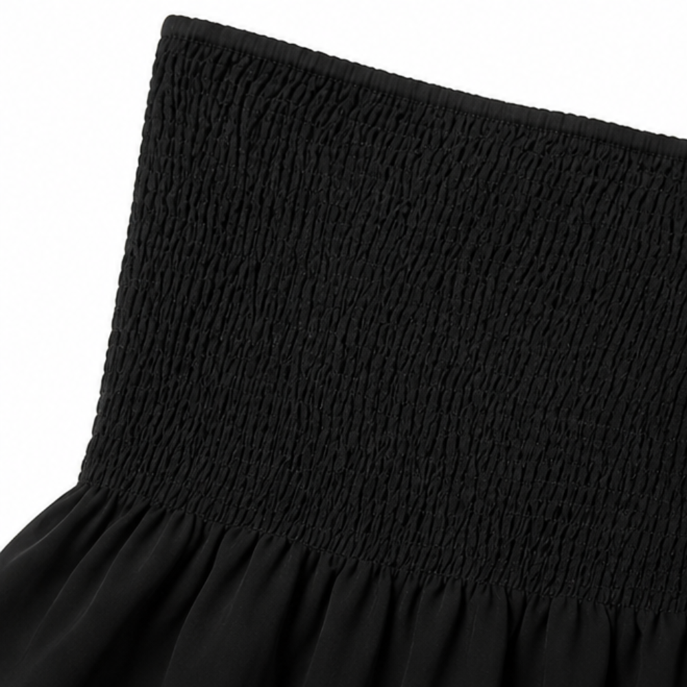 Strapless Smocked Babydoll Top — View 11 | Clova