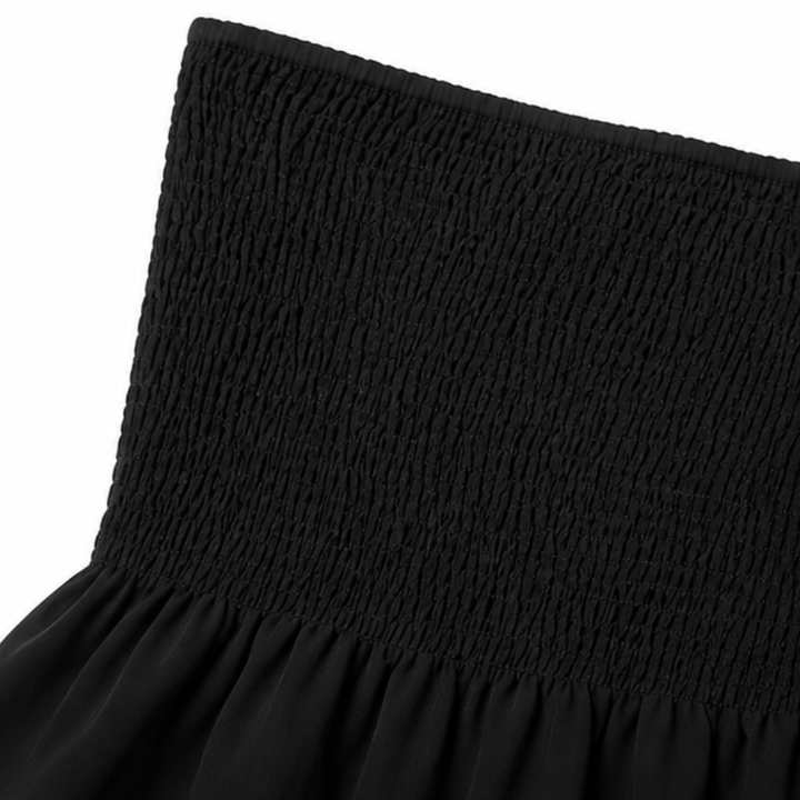 Strapless Smocked Babydoll Top — View 11 | Clova