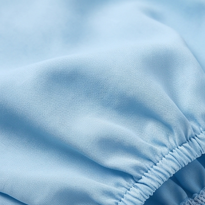 Smocked Puff Sleeve Maxi Dress — View 12 | Clova