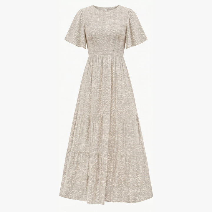 Smocked Floral Maxi Dress for Spring