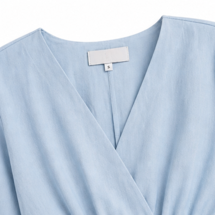 Elegant Wrap Jumpsuit — View 12 | Clova