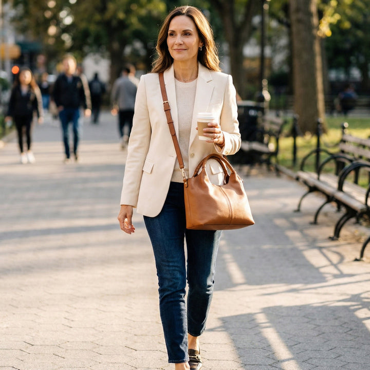 Carrina Soft Leather Everyday Hobo Bagy