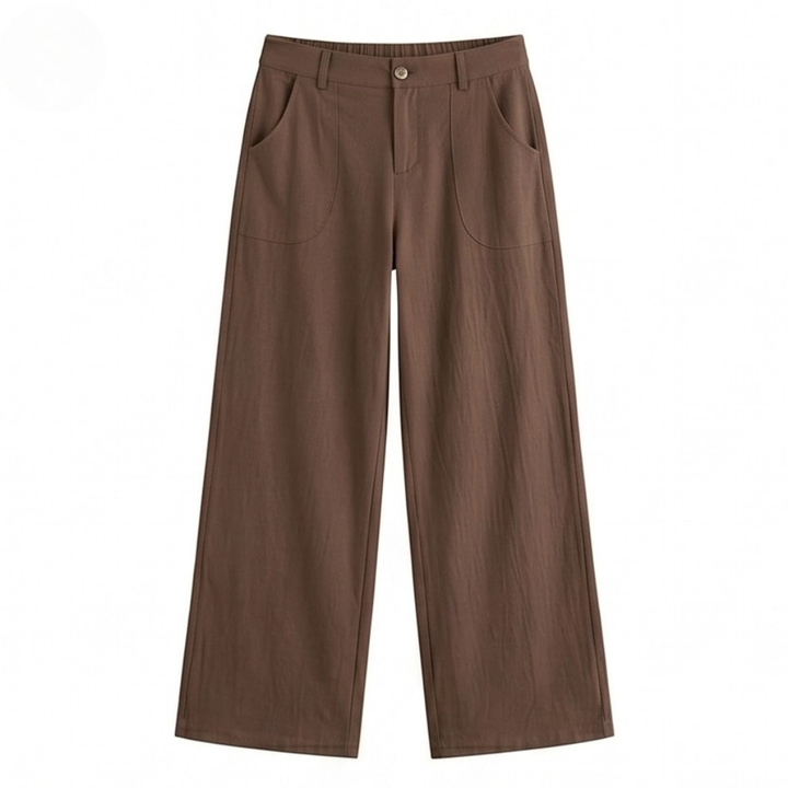High-Waisted Wide-Leg Palazzo Pants — View 10 | Clova