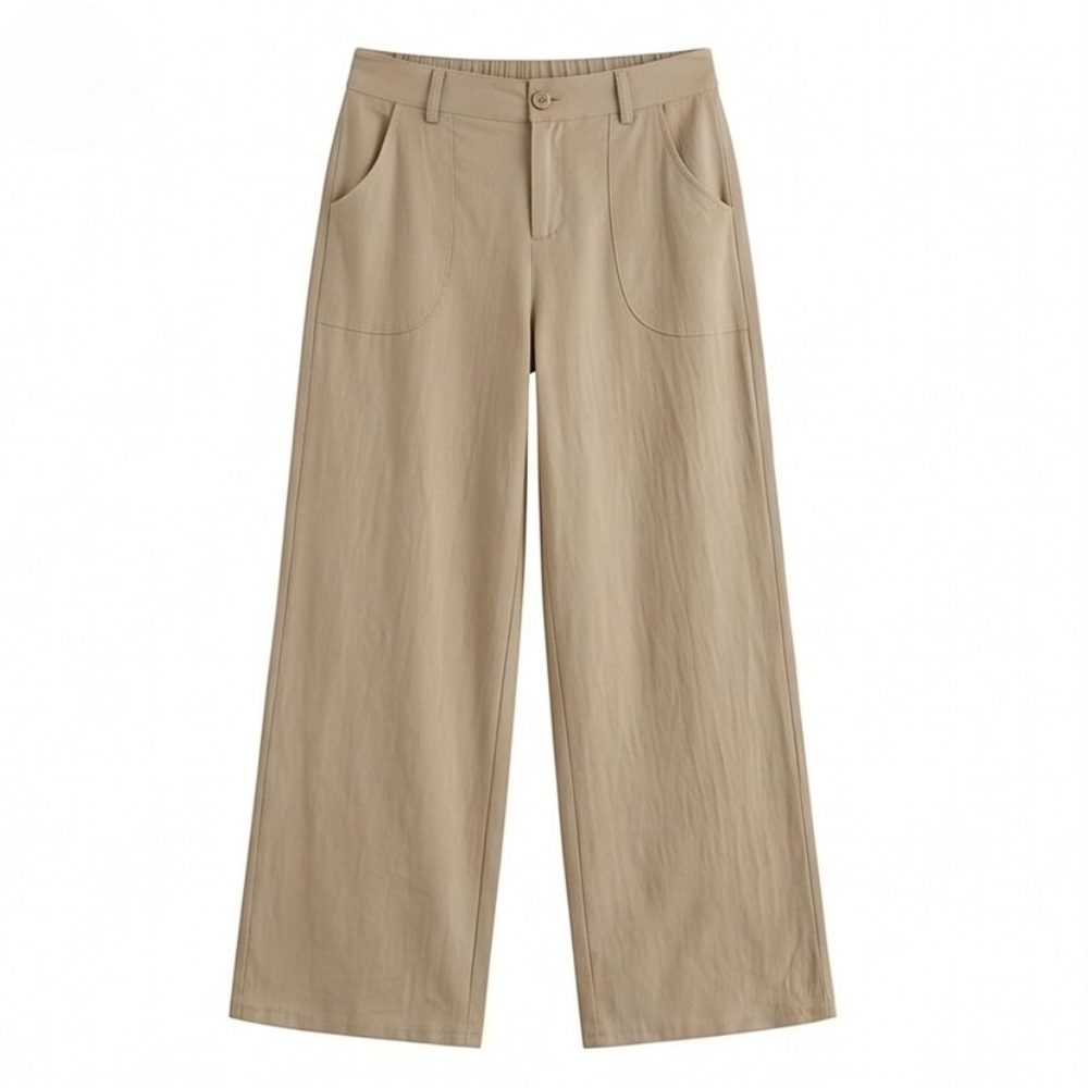 High-Waisted Wide-Leg Palazzo Pants — View 11 | Clova
