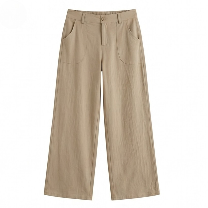 High-Waisted Wide-Leg Palazzo Pants — View 11 | Clova