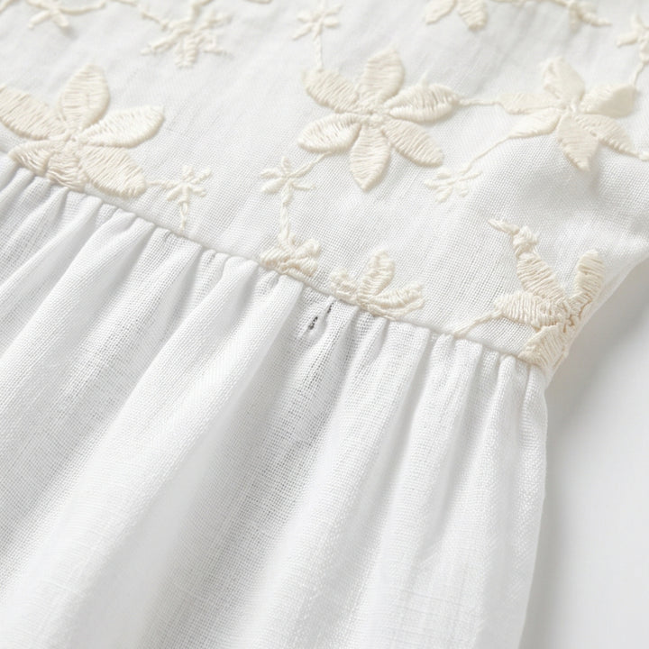 Embroidered Floral Peplum Blouse