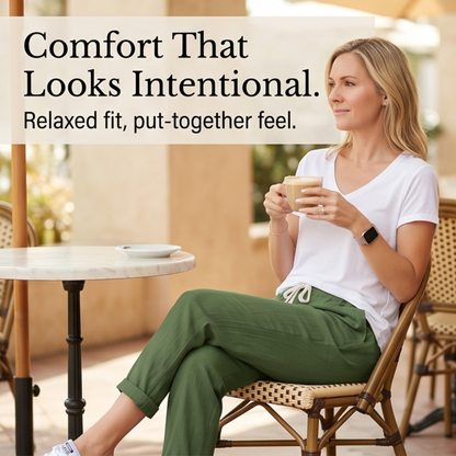 Soft Ankle Pants for Everyday Wear — View 11 | Clova