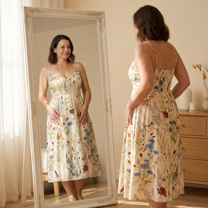 Wildflower A Line Midi Sundress