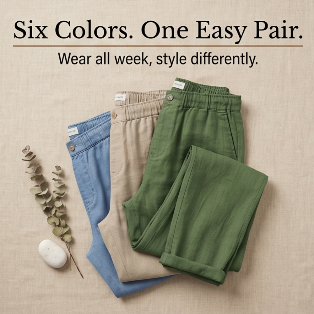 Soft Ankle Pants for Everyday Wear — View 7 | Clova