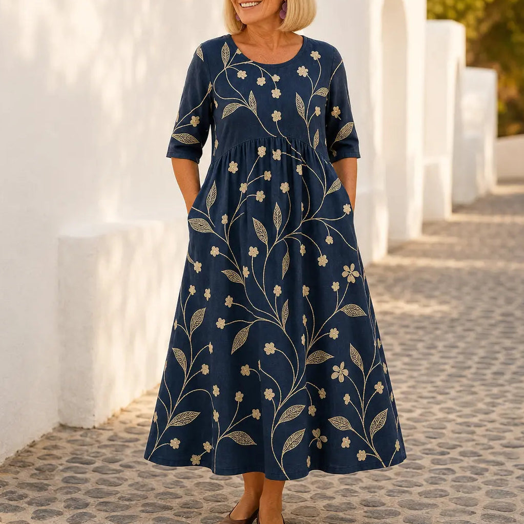 Soft Touch Floral Maxi Dress for Women