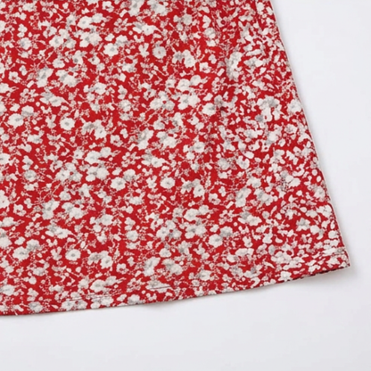 V-Neck Floral Dress with Pockets — View 10 | Clova
