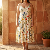 Wildflower A Line Midi Sundress