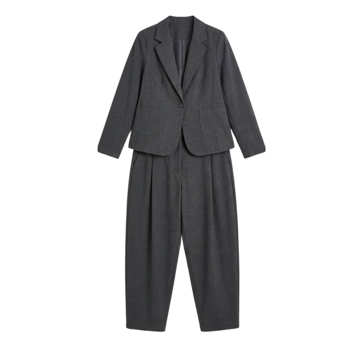 Relaxed Blazer and Trouser Set