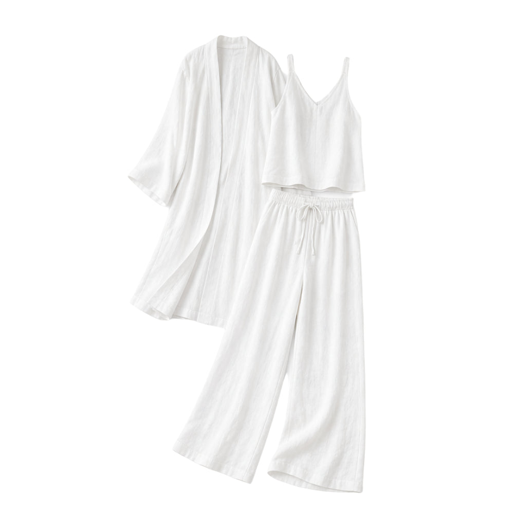 Elegant 3-Piece Loungewear Set for Effortless Style