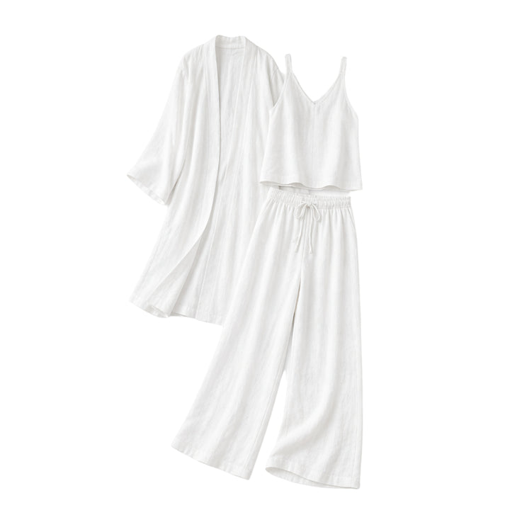 Elegant 3-Piece Loungewear Set for Effortless Style