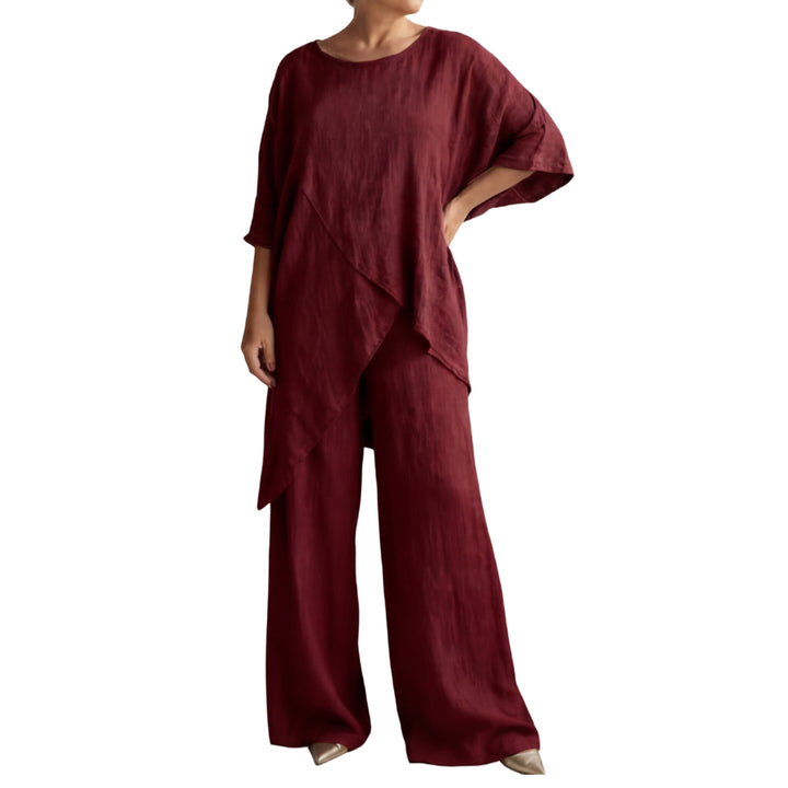 Asymmetrical Two Piece Set