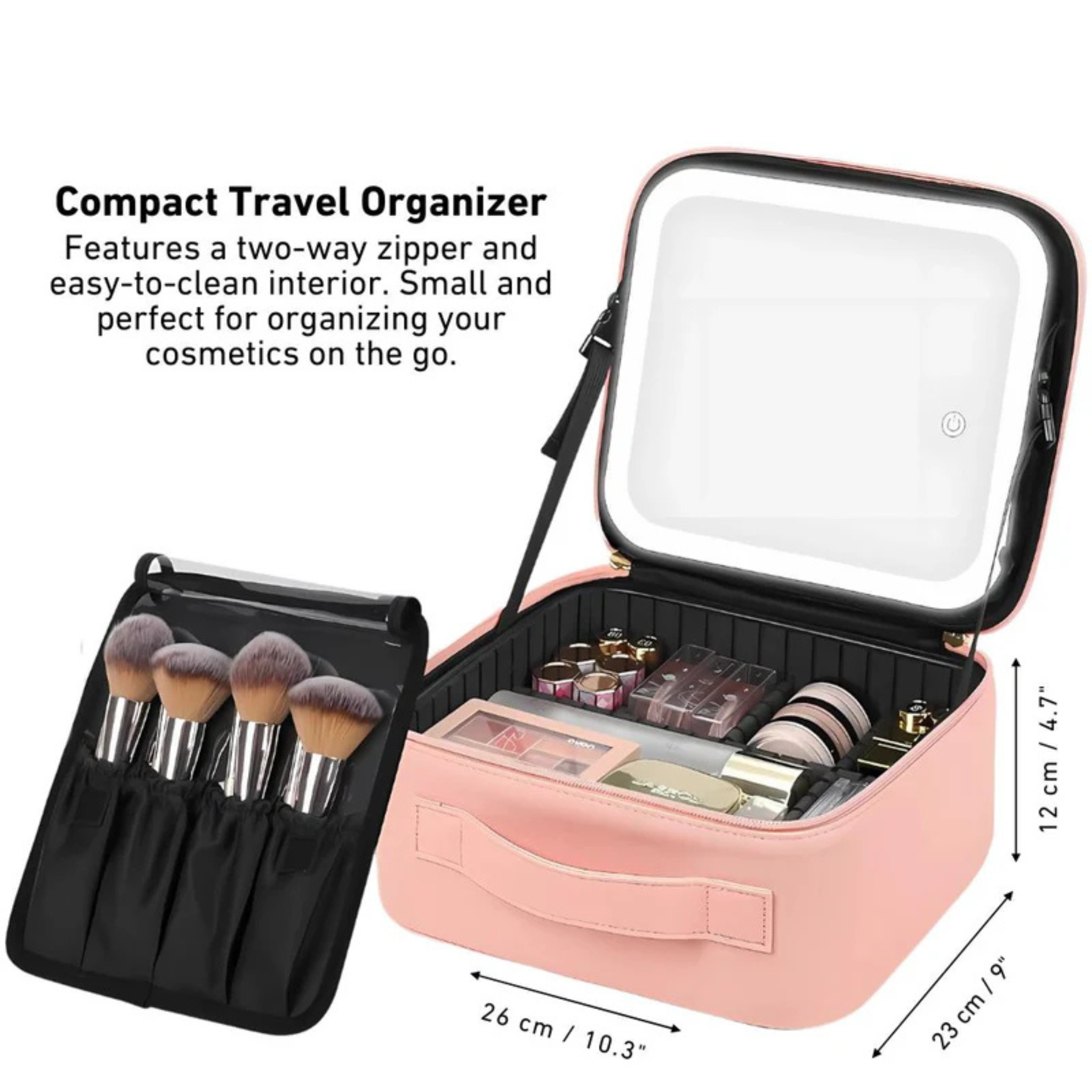 Clova - LED Travel Makeup Bag