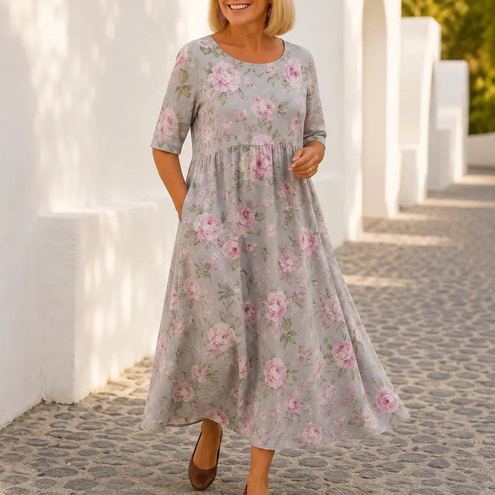 Soft Touch Floral Maxi Dress for Women