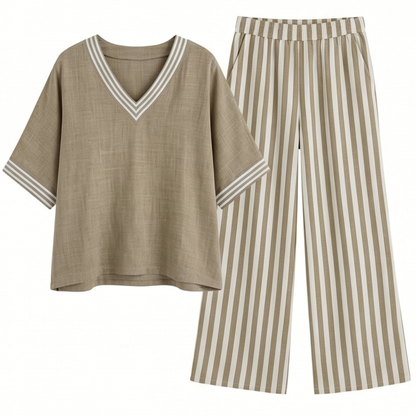 Airy Linen Two-Piece Set — View 13 | Clova