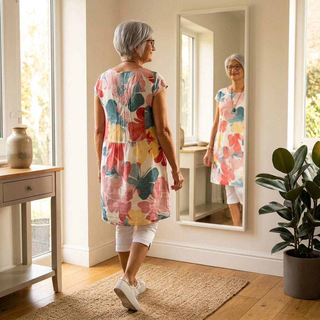Watercolor Floral Summer Dress