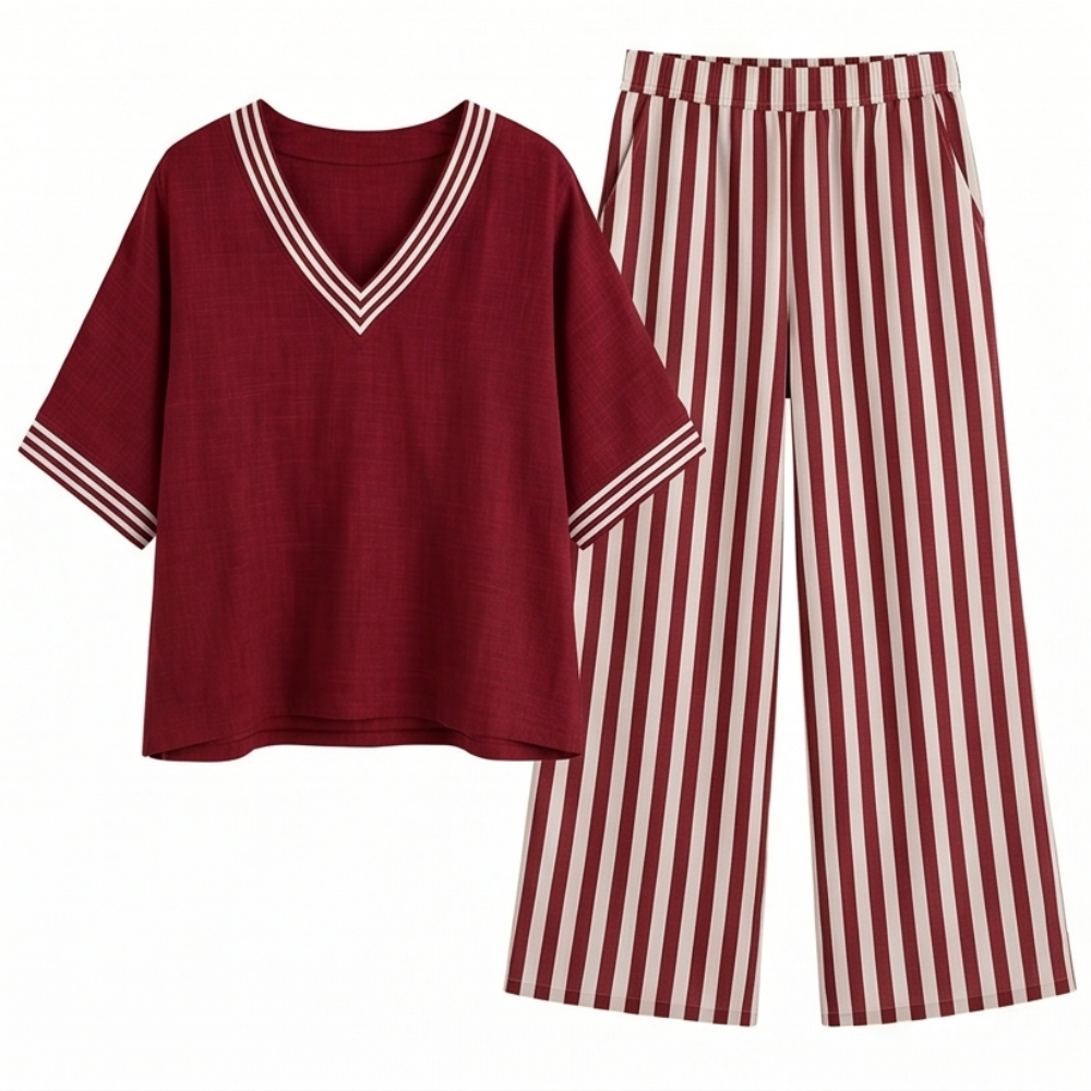 Airy Linen Two-Piece Set — View 16 | Clova
