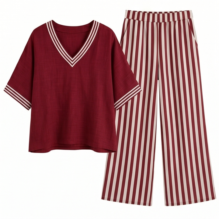 Airy Linen Two-Piece Set — View 16 | Clova