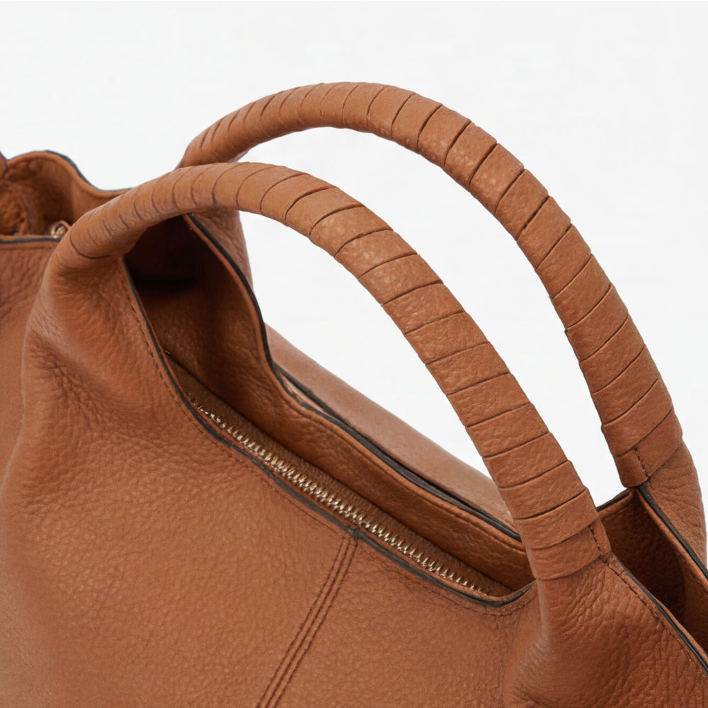 Carrina Soft Leather Everyday Hobo Bagy
