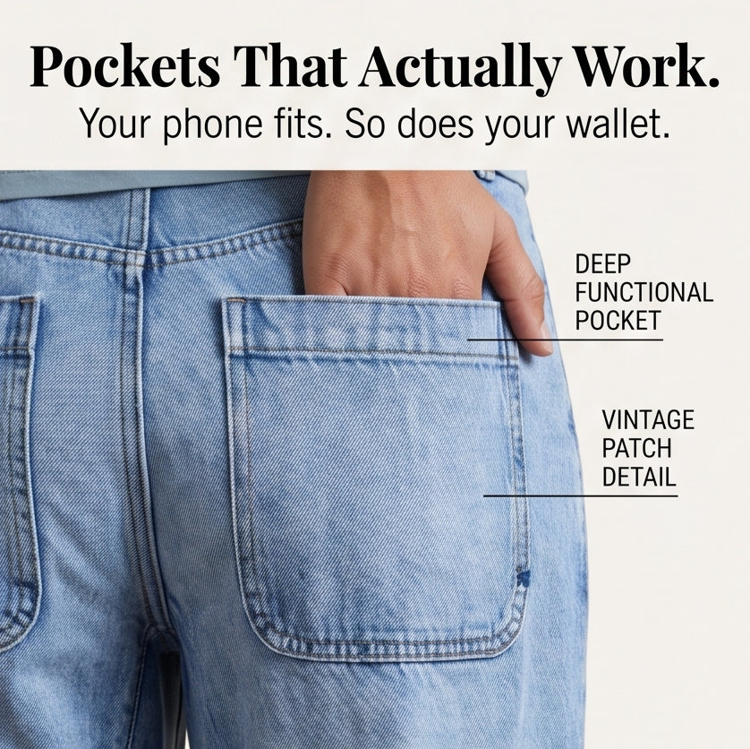 High-Waisted Cropped Barrel Jeans