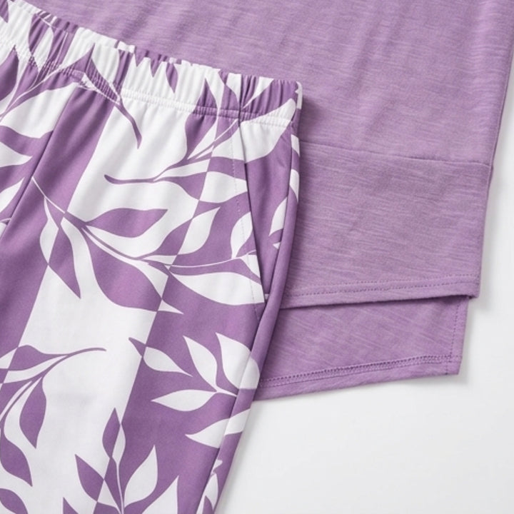 Asymmetric Tunic &amp; Wide Leg Pants Set