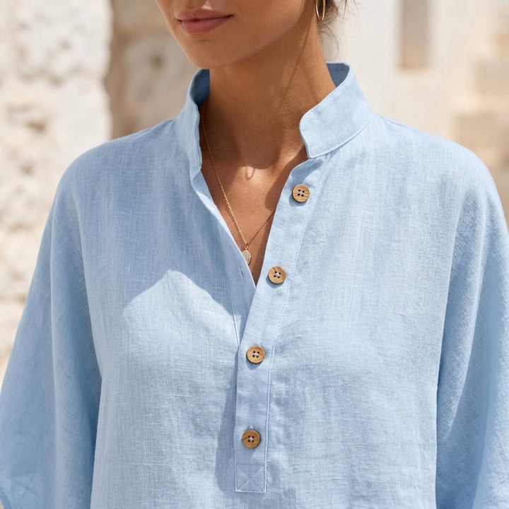 Breezy Linen Two-Piece Set for Warm Days