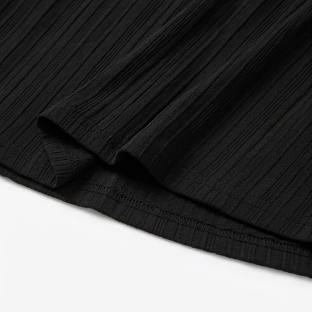 Elegant Puff Sleeve Midi Dress