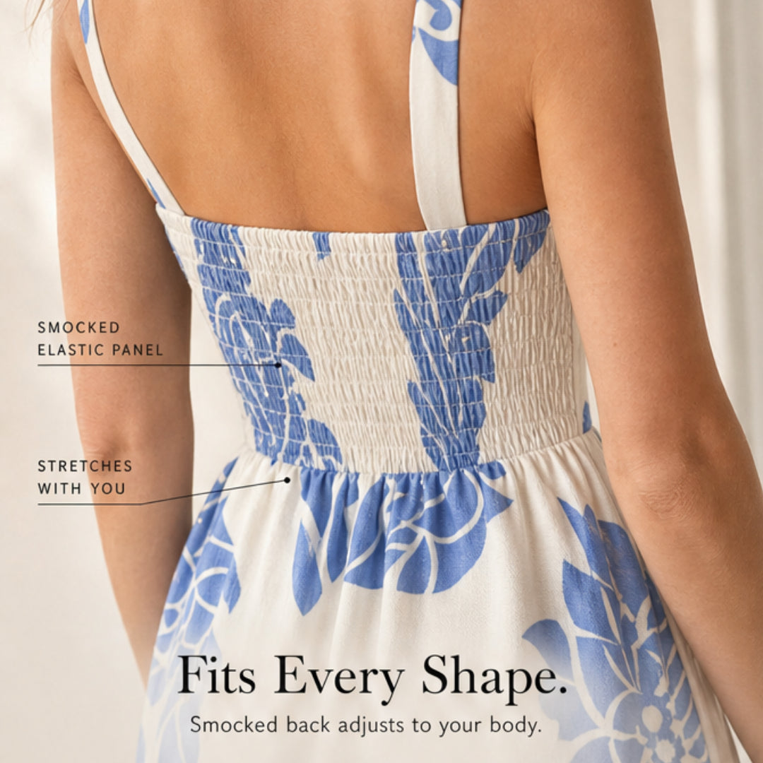 Floral Midi Summer Dress