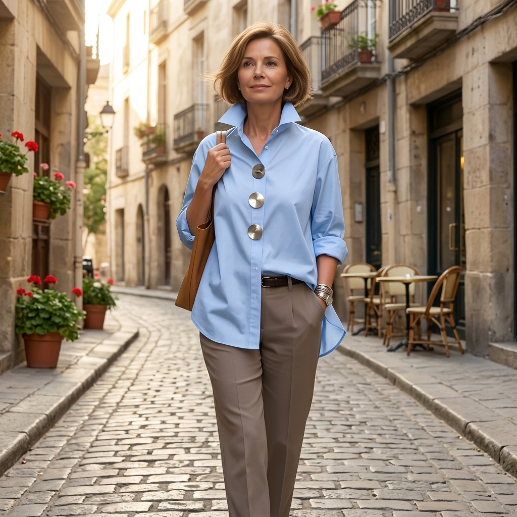 Italian Style Statement Blouse