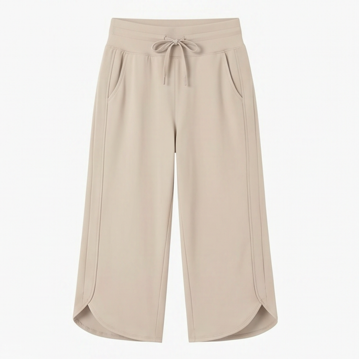 Lunavia Wide-Leg Tulip-Hem Capri Pants with Pockets — View 16 | Clova