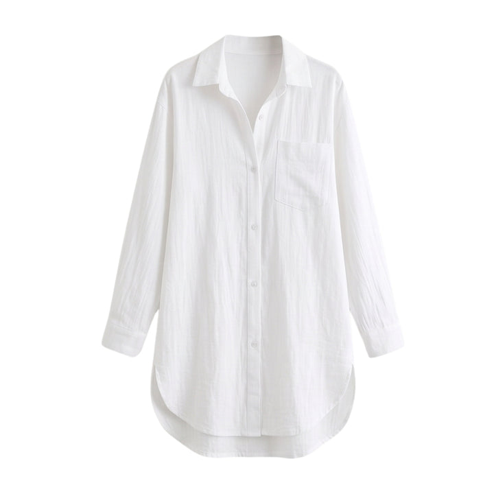 Breathable Cotton Button Up Shirt