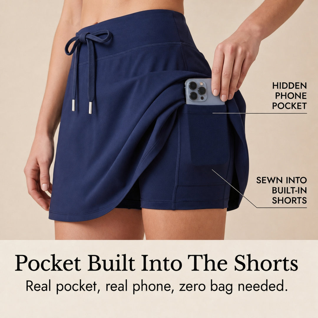 Matching Set with Built-In Shorts