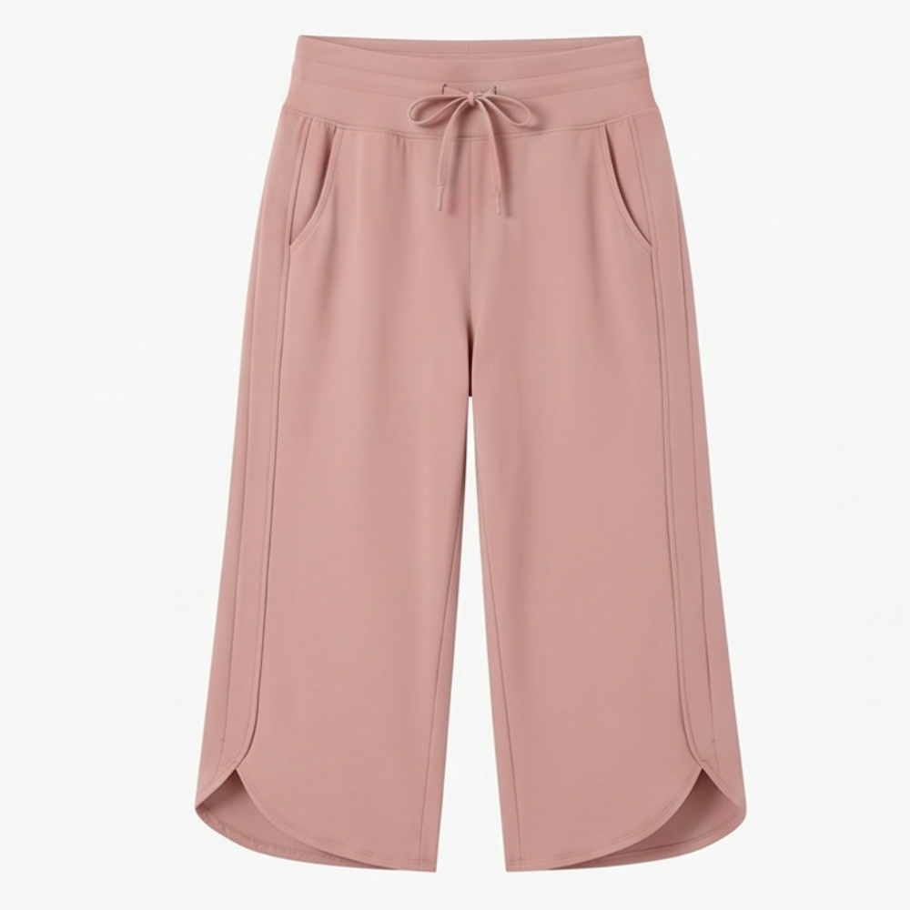 Lunavia Wide-Leg Tulip-Hem Capri Pants with Pockets — View 20 | Clova