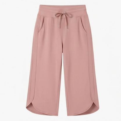 Lunavia Wide-Leg Tulip-Hem Capri Pants with Pockets — View 20 | Clova