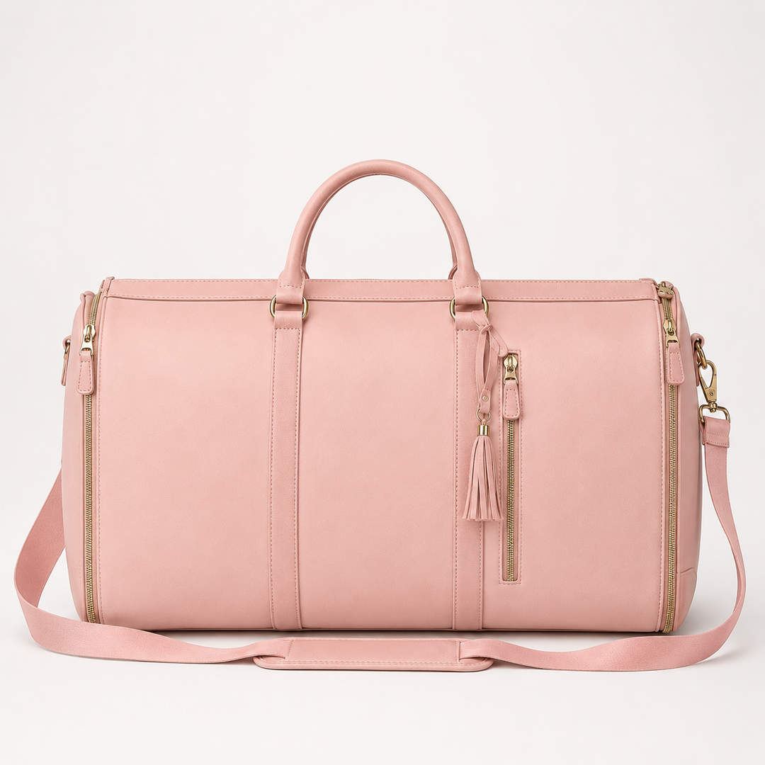 Convertible Garment Duffel Bag with Built-in Hanger, Carry-On Travel Bag for Women