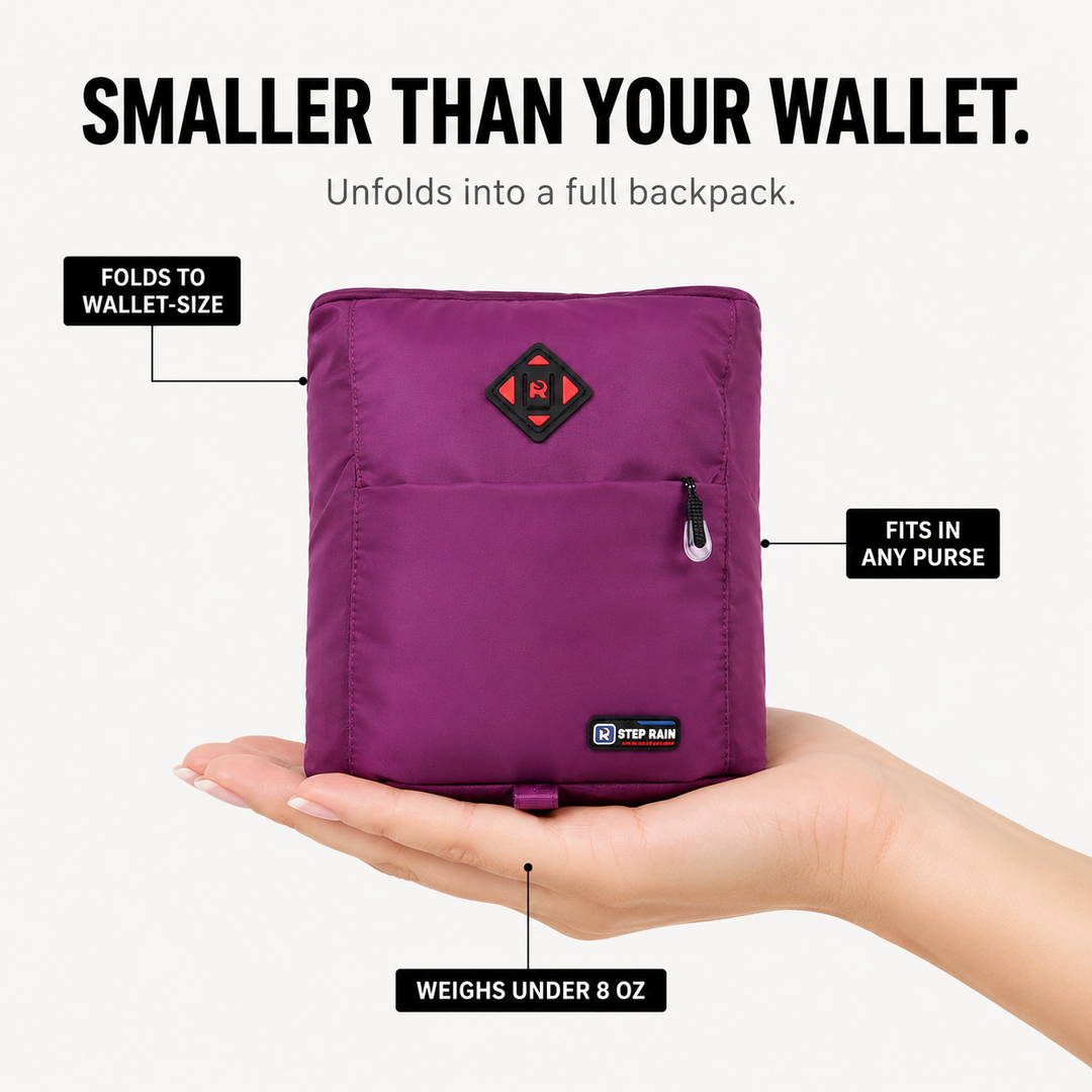 Compact Foldable Backpack for Everyday Carry
